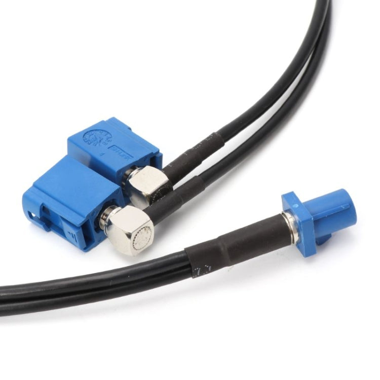 RG174 Fakra C型一分二公轉母組合連接線， 線長：50cm