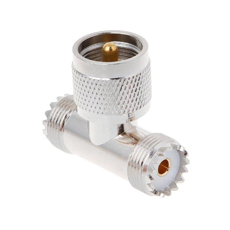 UHF公PL259轉2 UHF母適配器