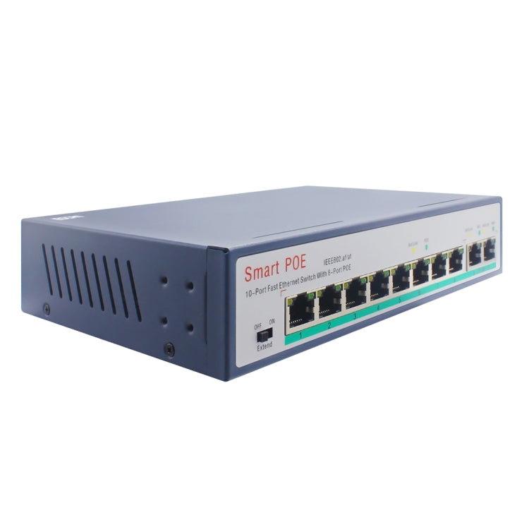 ESCAM POE 8+2 POE交換機 傳輸距離150m