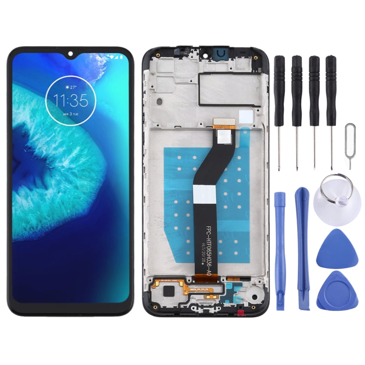 適用於 Motorola Moto G8 Power Lite TFT材質 液晶觸摸總成帶框