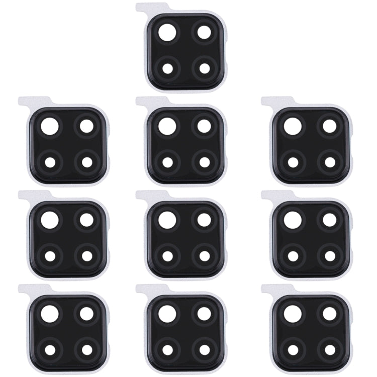 適用於 華為 Nova 5i Pro 相圈 后攝像頭框帶鏡片 10片賣