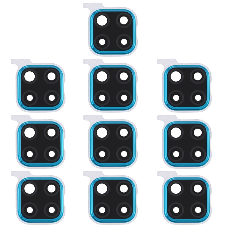 適用於 華為 Nova 5i Pro 相圈 后攝像頭框帶鏡片 10片賣