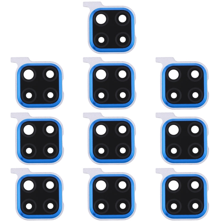 適用於 華為 Nova 5i Pro 相圈 后攝像頭框帶鏡片 10片賣