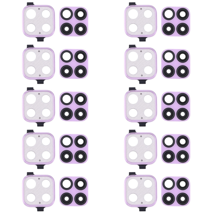 適用於 華為 Nova 6 SE 相圈 后攝像頭框帶鏡片 10片賣