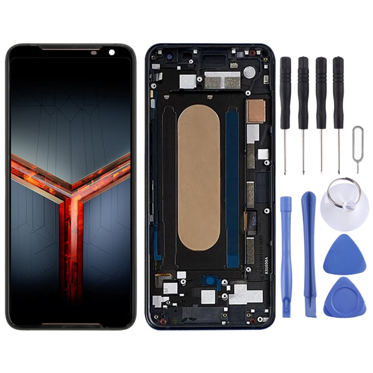 適用於Asus ROG Phone II ZS660KL 原裝液晶觸摸總成帶框
