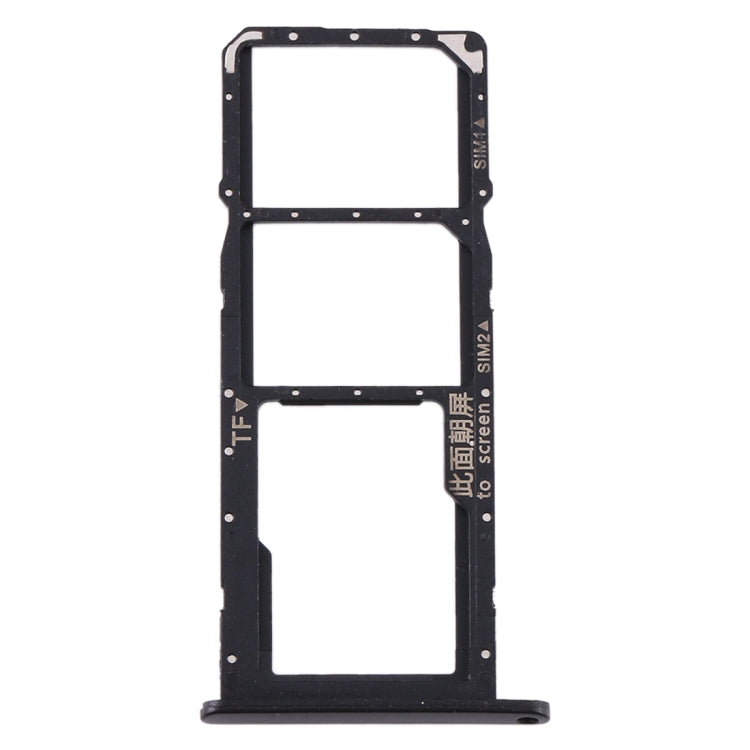 適用於 華為 Y6p SIM卡+SIM卡+Micro SD卡 雙卡卡托