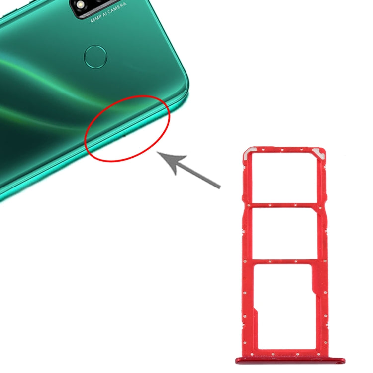 適用於 華為 Y8s SIM卡+SIM卡+Micro SD卡 雙卡 卡托