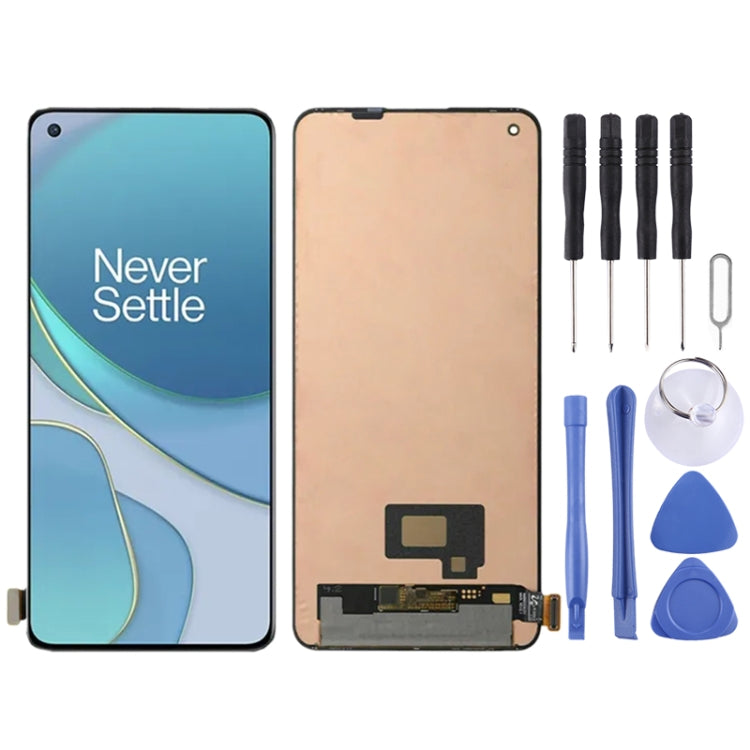 適用於OnePlus 8T 5G KB2001 KB2000 KB2003 TFT液晶觸摸總成，不支持指紋識別