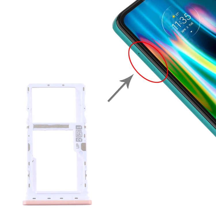 適用於 Motorola Moto G9 Play/Moto G9  SIM卡+SIM卡/Micro SD卡 卡托