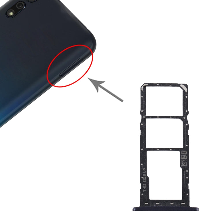 適用於 Motorola Moto E6 Plus/Moto E6s /AGA0004/PAGA0004IN/PAGA0033IN/PAGA0033 SIM卡+SIM卡+Micro SD卡 卡托