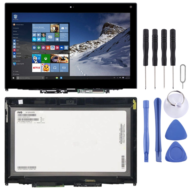 適用於Lenovo Thinkpad 12.5 inch Yoga 260 OEM液晶觸摸總成帶框 1366 x 768 HD