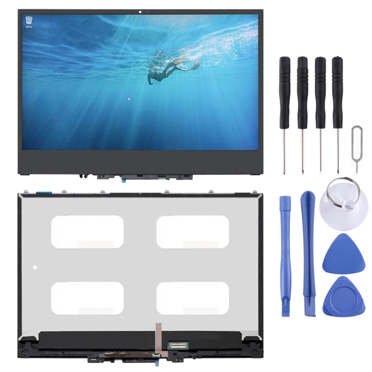 適用於Lenovo Yoga 720-13 720-13IKB 5D10K81089 OEM液晶觸摸總成帶框 1920 x 1080 FHD