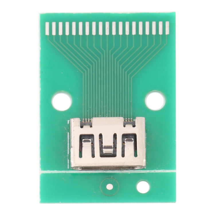 Mini HDMI 19pin 母頭測試板HDMI-C型帶PCB