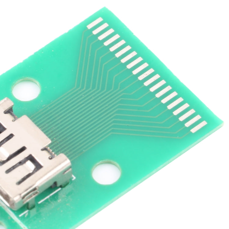 Mini HDMI 19pin 母頭測試板HDMI-C型帶PCB