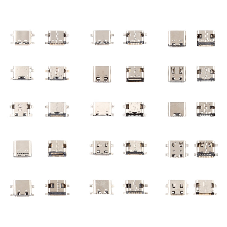 75件套USB Type C尾插接口 6Pin / 12Pin / 16Pin / 14Pin / 24Pin適用於華為/三星/小米等機型