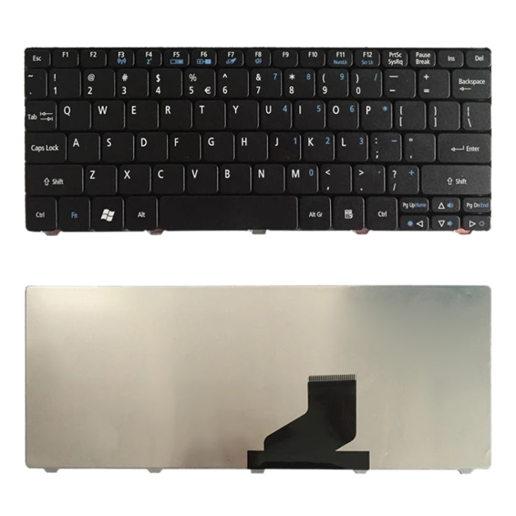 適用於 Acer Aspire One D255 D256 D257 D260 D270 ZE6 532 532H 521 522 EM350 N55C ZH9 E100 AOE100 P0VE6 ZE7 美式鍵盤