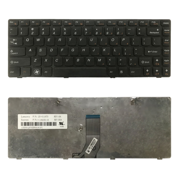 適用於 Lenovo G470 V470 B470 B490 G475 B475E V480C B480 M490 B475 V480 M495 美式鍵盤