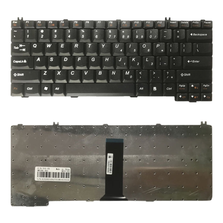 適用於 Lenovo ideapad F41 F31G Y510A F41G G430 G450 3000 C100 C200 C460 C466 Y330 Y430 F41A  美式鍵盤