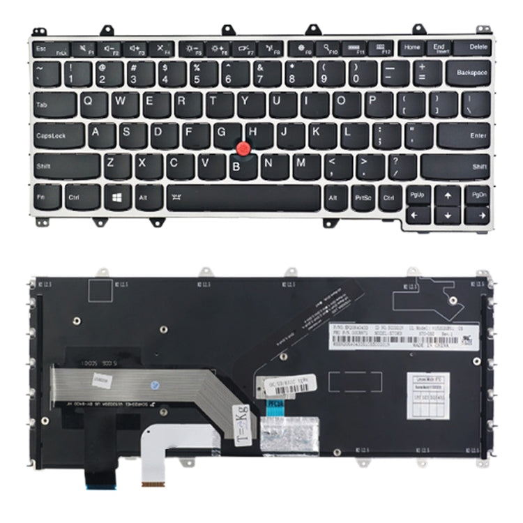 適用於 Lenovo Yoga 260 / Yoga 370 / X380 美式鍵盤帶背光