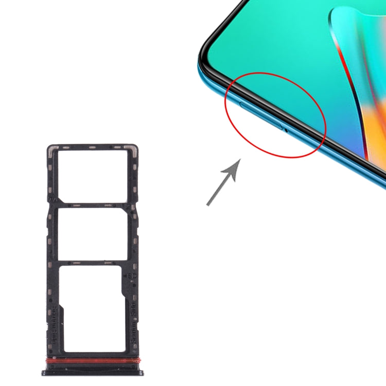 適用於infinix Hot 10 Play / Smart 5 X688C X688B SIM卡+SIM卡 + Micro SD卡 雙卡 卡托