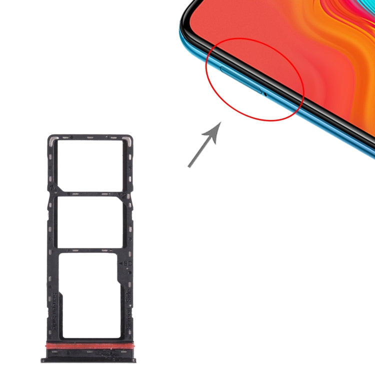 適用於infinix Hot 8 Lite X650 SIM卡+SIM卡 + Micro SD卡 雙卡 卡托