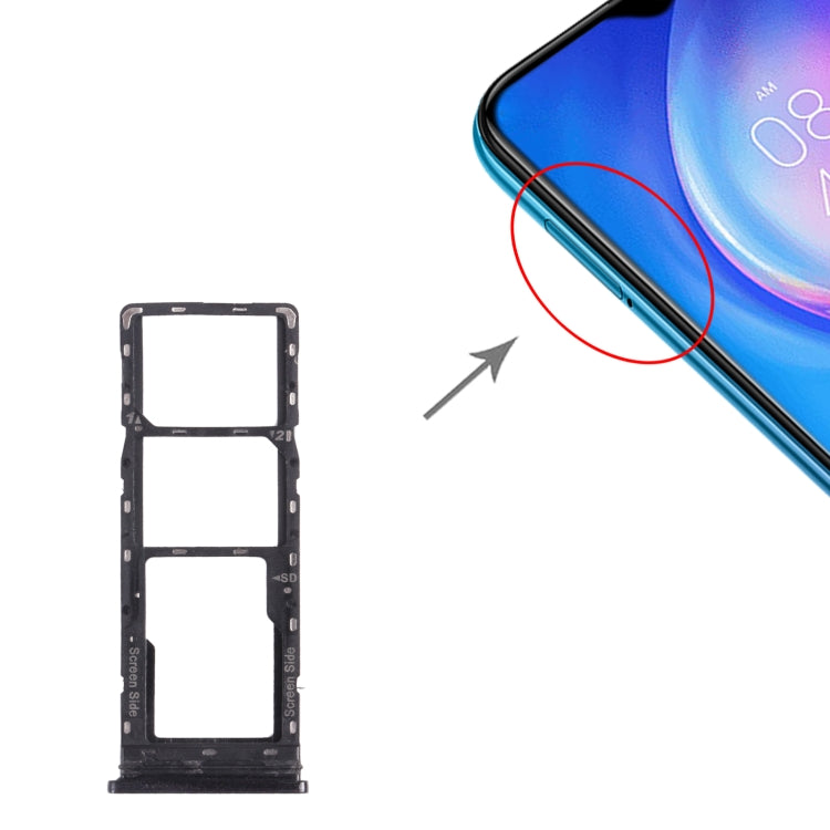適用於Tecno Spark 6 Air KE6 KE6J KF6 SIM卡+SIM卡 + Micro SD卡 雙卡 卡托
