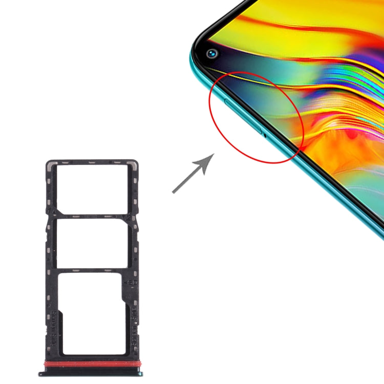 適用於Infinix Hot 9 X655C X655 X655D SIM卡+SIM卡 + Micro SD卡 雙卡 卡托