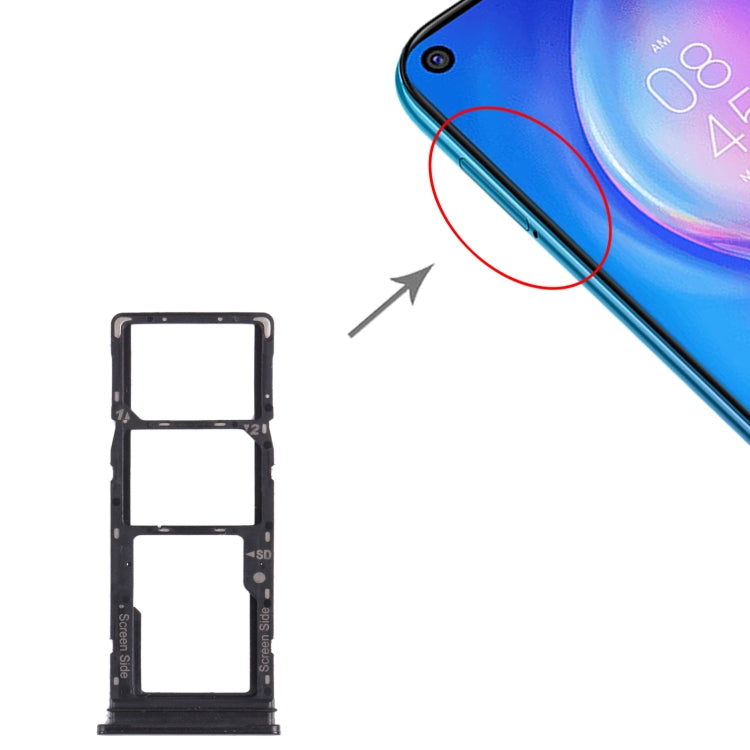 適用於Tecno Spark 5 Pro KD7 SIM卡+SIM卡 + Micro SD卡 雙卡 卡托