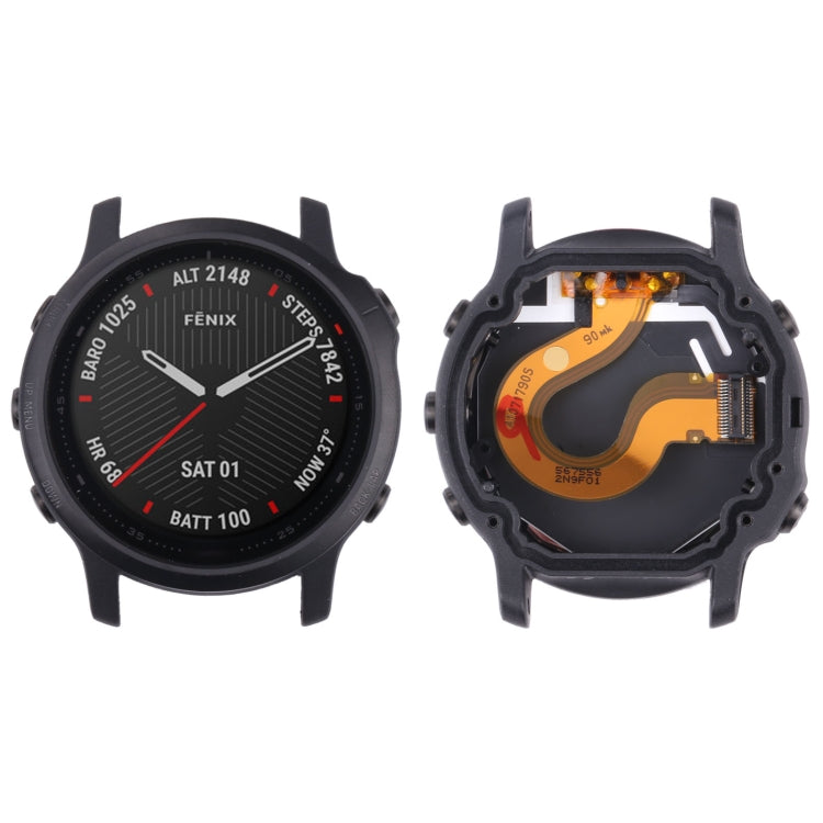 適用於 Garmin Fenix 6S 液晶觸摸總成帶框