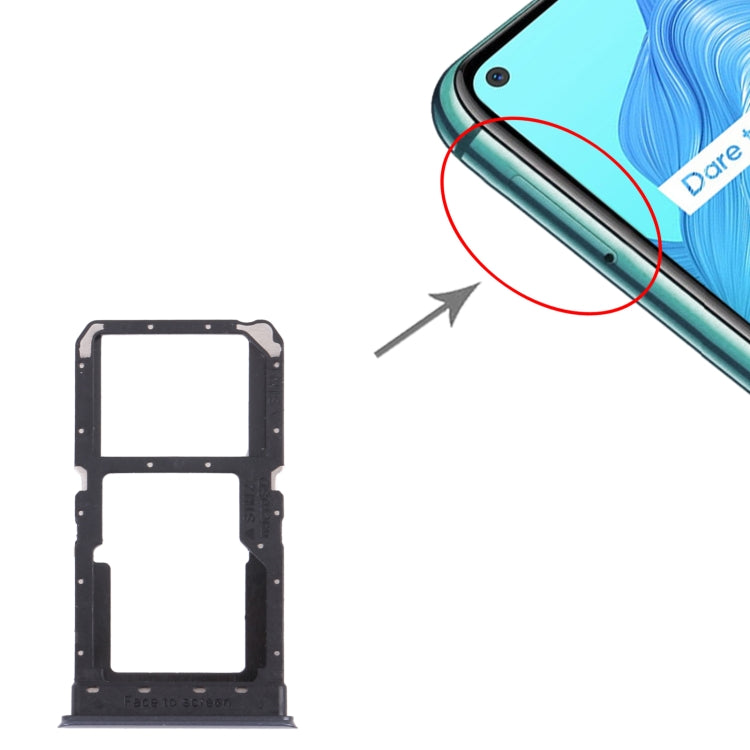 適用於 OPPO Realme V5 5G SIM卡+SIM卡/Micro SD卡 卡托