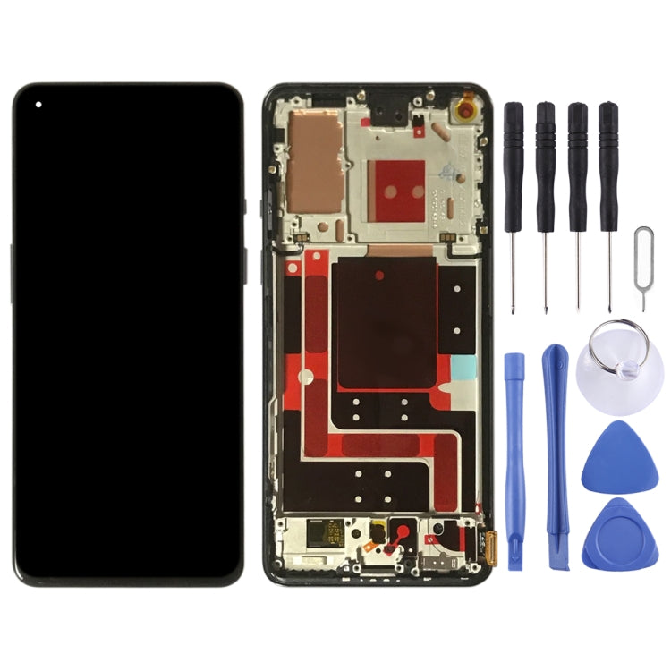 適用於OnePlus 9 LE2113 LE2111 LE2110 原裝液晶觸摸總成帶框