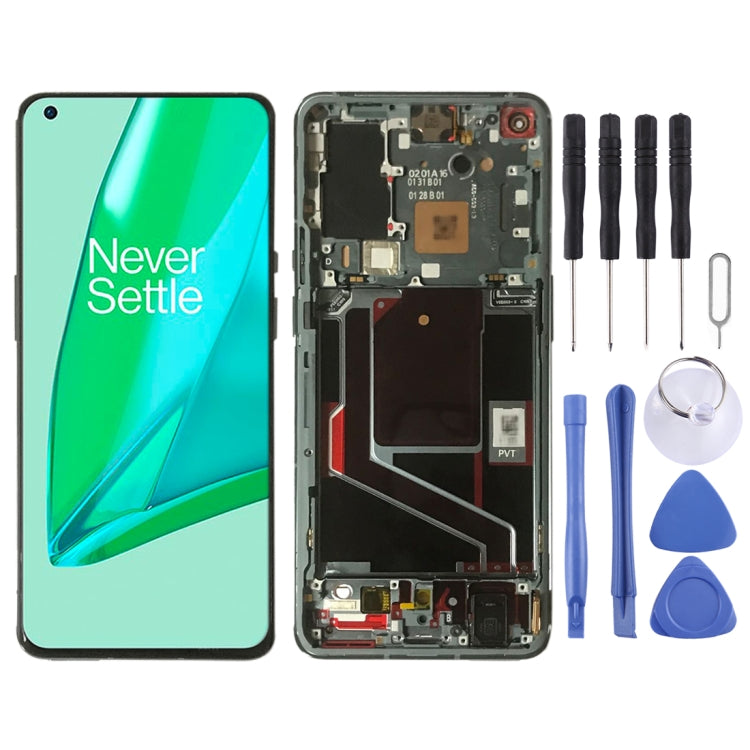 適用於OnePlus 9 Pro LE2121 LE2125 LE2123 LE2120 原裝液晶觸摸總成帶框