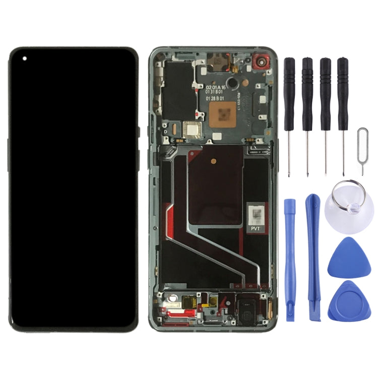 適用於OnePlus 9 Pro LE2121 LE2125 LE2123 LE2120 原裝液晶觸摸總成帶框