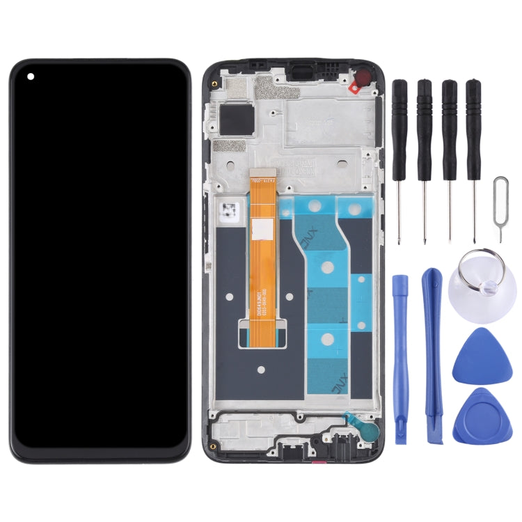 適用於OPPO Realme 6 RMX2001 TFT材質 液晶觸摸總成帶框
