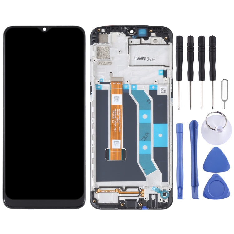 適用於OPPO Realme Narzo 10 / Realme 6i RMX2040 TFT材質 液晶觸摸總成帶框