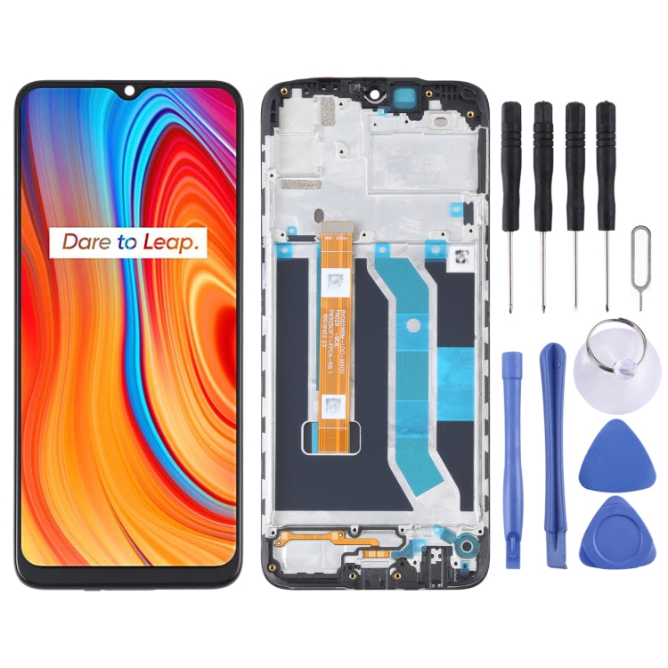 適用於OPPO Realme C3 / C3i RMX2027 RMX2020 RMX2021 TFT材質 液晶觸摸總成帶框