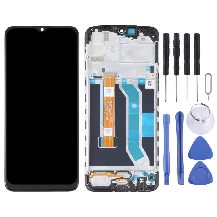 適用於OPPO Realme C3 / C3i RMX2027 RMX2020 RMX2021 TFT材質 液晶觸摸總成帶框