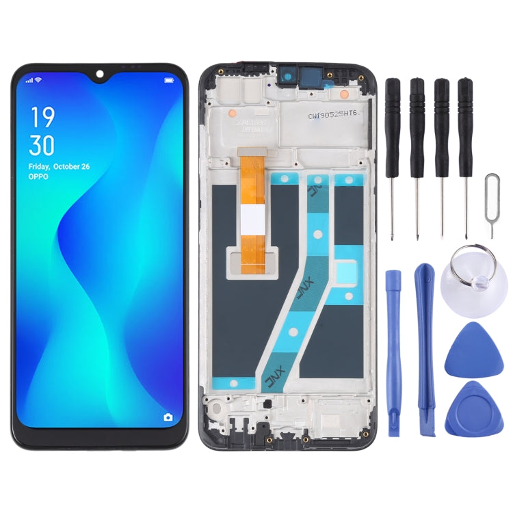 適用於OPPO Realme C2 / A1k TFT材質 液晶觸摸總成帶框