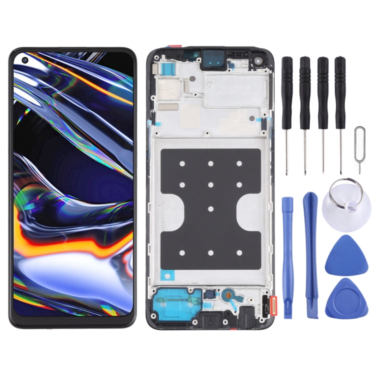 適用於OPPO Realme 7 Pro RMX2170 原裝液晶觸摸總成帶框