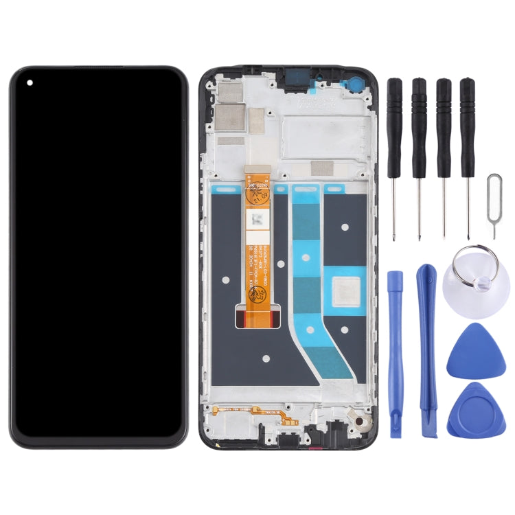 適用於OPPO Realme 7i / Realme C17 RMX2101 RMX2103 TFT材質 液晶觸摸總成帶框