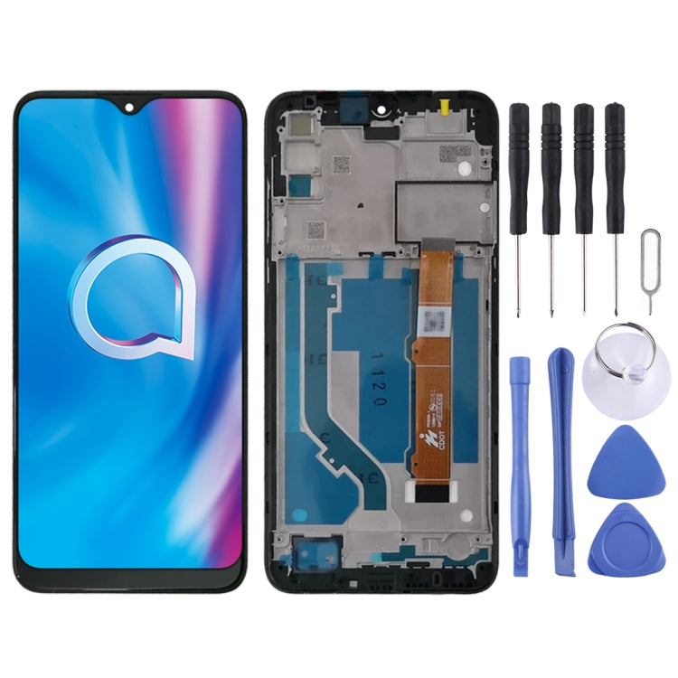 適用於Alcatel 1S 2020 OT5028 5028 5028Y 5028A 5028D 5028U OEM液晶觸摸總成帶框