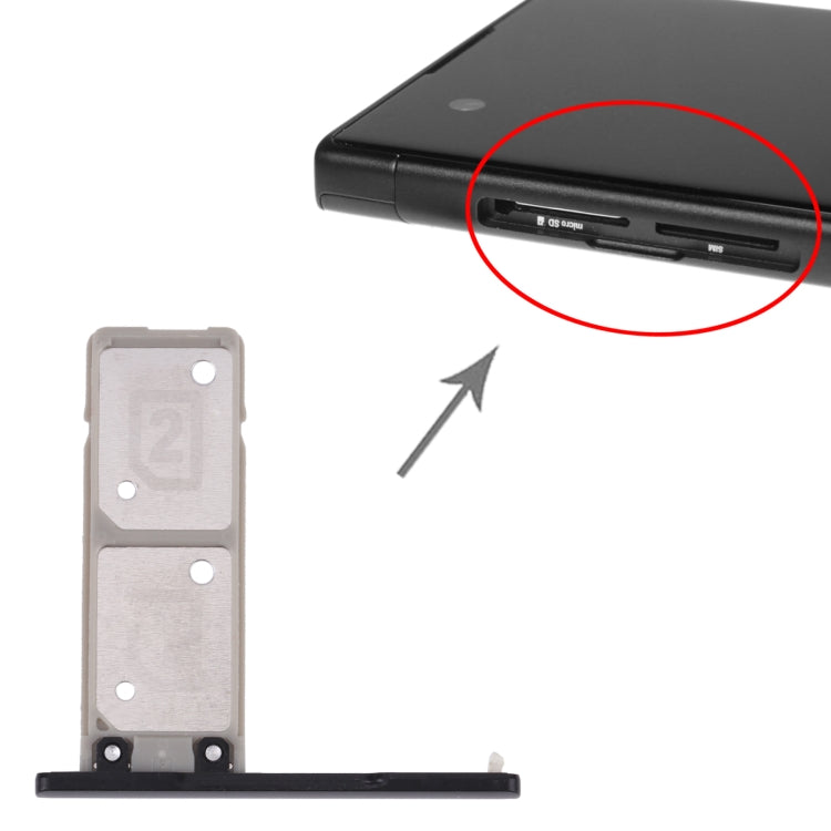 適用於Sony Xperia XA1 Ultra / Xperia XA1 SIM卡+SIM卡 雙卡托