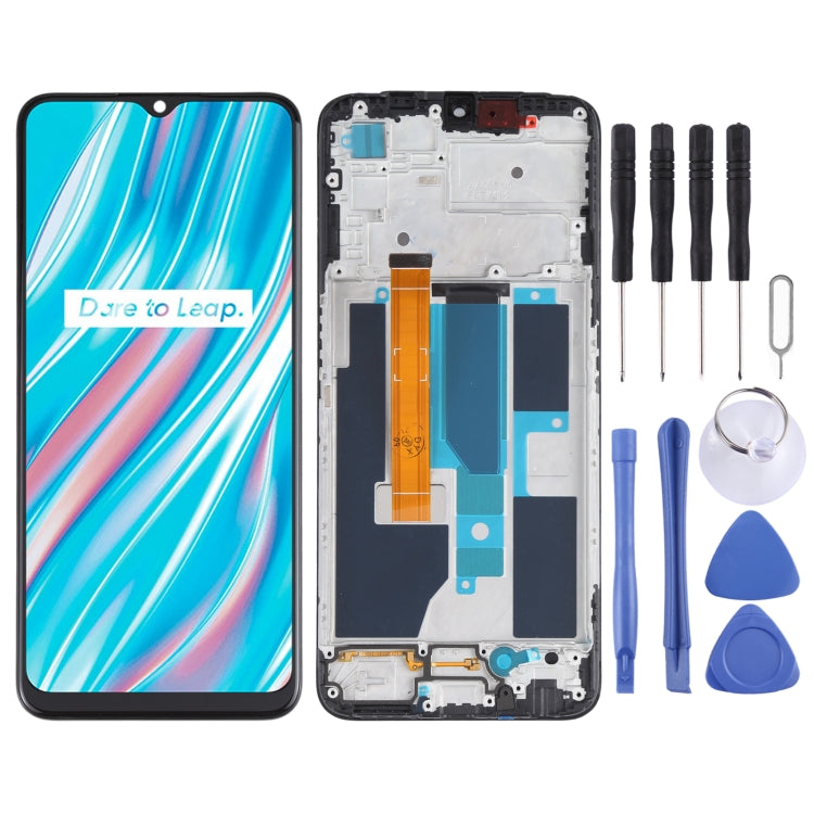 適用於 OPPO A55 5G / Realme V11 5G PEMM00 PEMM20 PEMT00 PEMT20 原裝液晶觸摸總成帶框