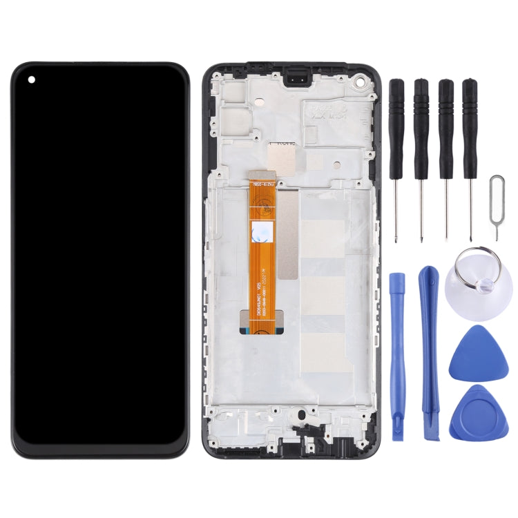 適用於 OPPO Realme Q2 RMX2117 原裝液晶觸摸總成帶框