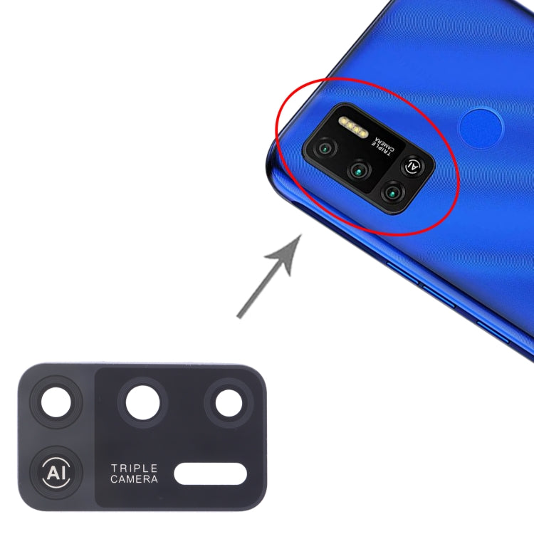 10個一賣 後置攝像頭鏡片/鏡面 適用於Tecno Spark 6 Air KE6, KE6j, KF6