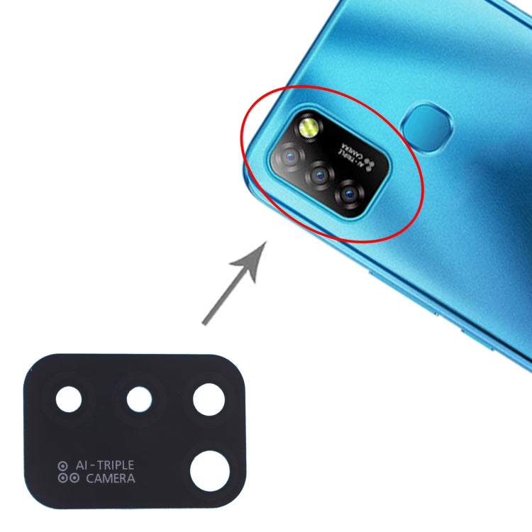 10個一賣 後置攝像頭鏡片/鏡面 適用於Infinix Smart 5 / Hot 10 Lite X657, X657C, X657B