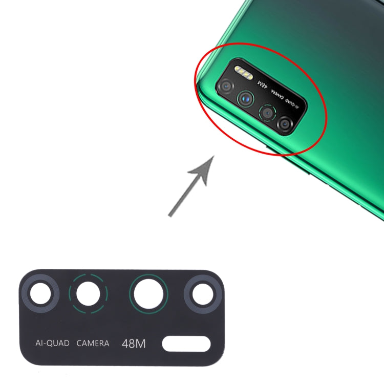 10個一賣 後置攝像頭鏡片/鏡面 適用於Infinix Note 7 Lite X656