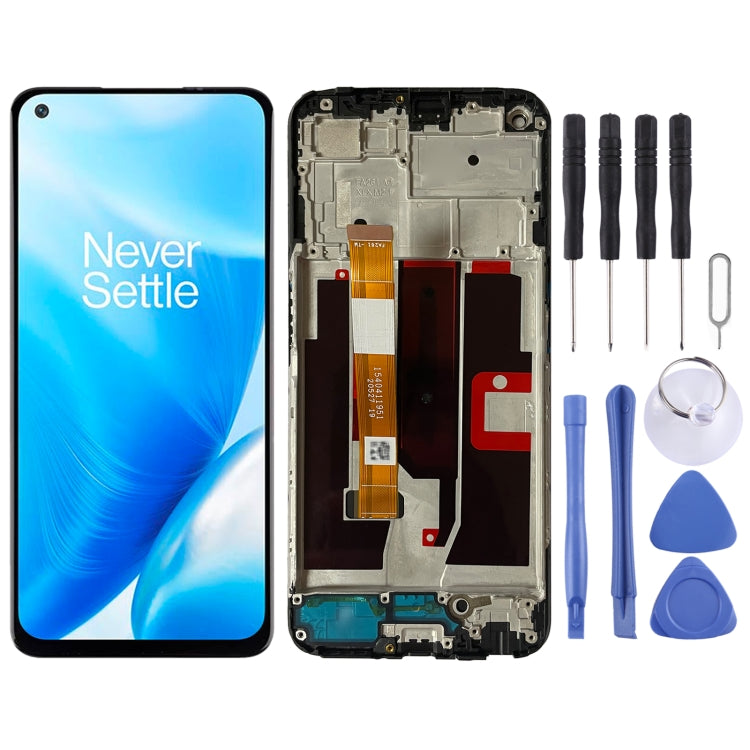 適用於OnePlus Nord N200 5G DE2118 OEM液晶觸摸總成帶框