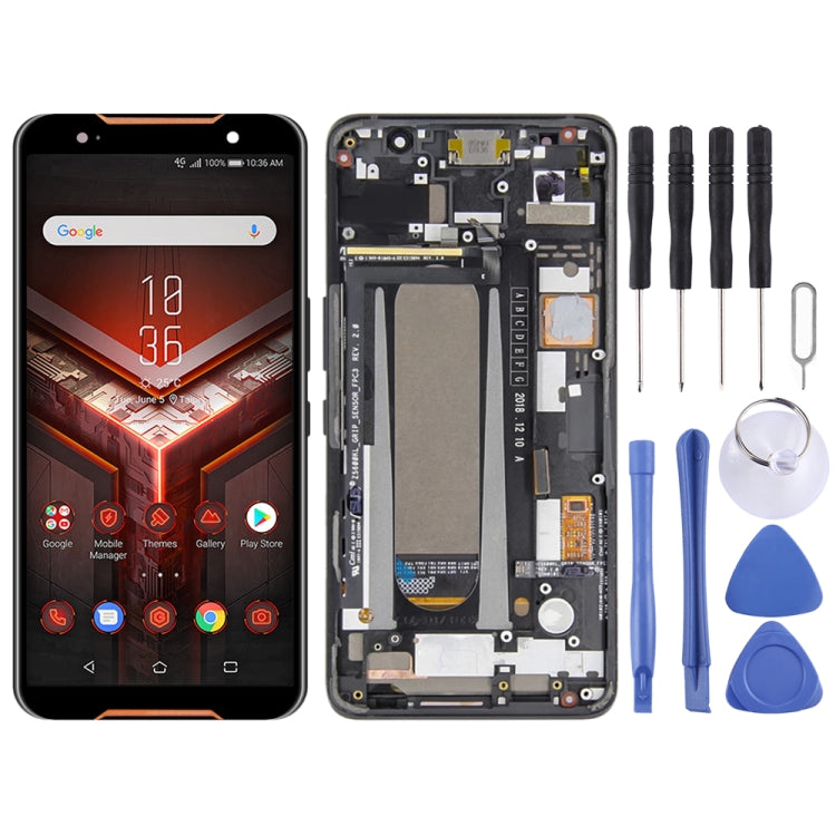 適用於華碩 ROG Phone ZS600KL Z01QD 原裝液晶觸摸總成帶框 , For Asus ROG Phone ZS600KL