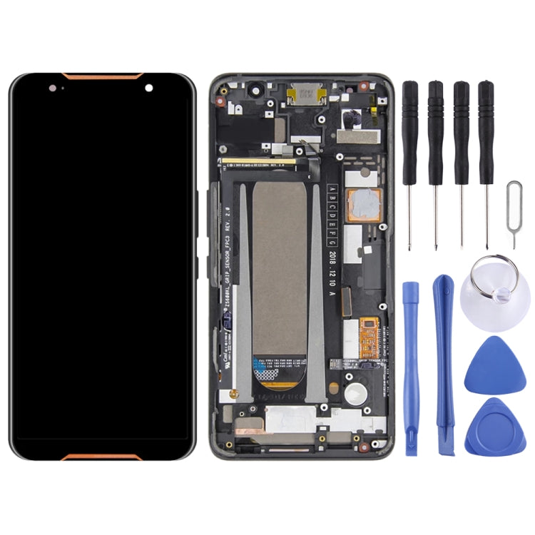 適用於華碩 ROG Phone ZS600KL Z01QD 原裝液晶觸摸總成帶框 , For Asus ROG Phone ZS600KL